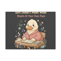 Duck In A Cardigan Canvas Print – Soft Doesnt Mean Weak Bloom at Your Own