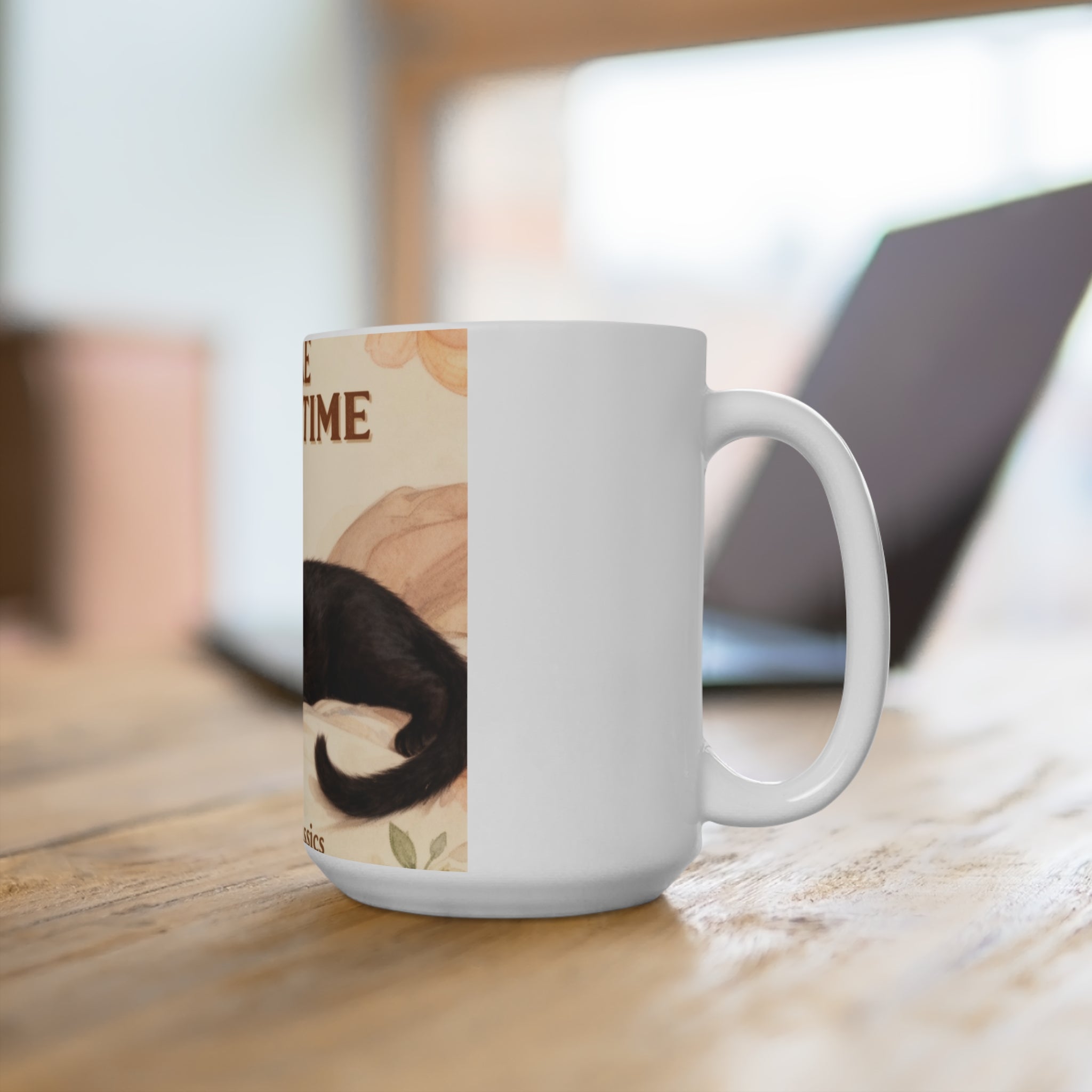 TAKE YOUR TIME Cat Mug 15oz