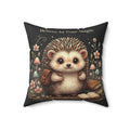 Hedgehog Square Pillow – Believe in Your Magic