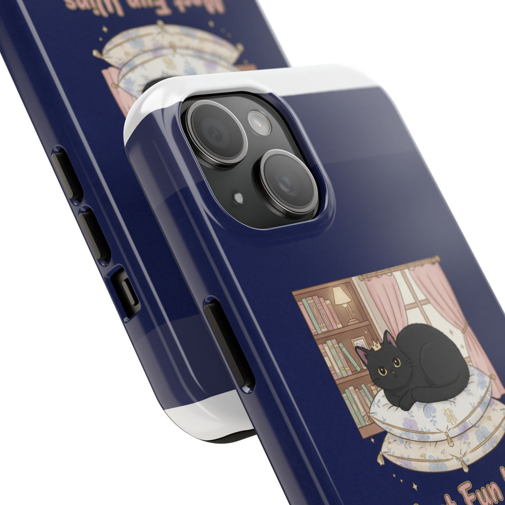 Black Cat Tough Phone Case – Most Fun Wins