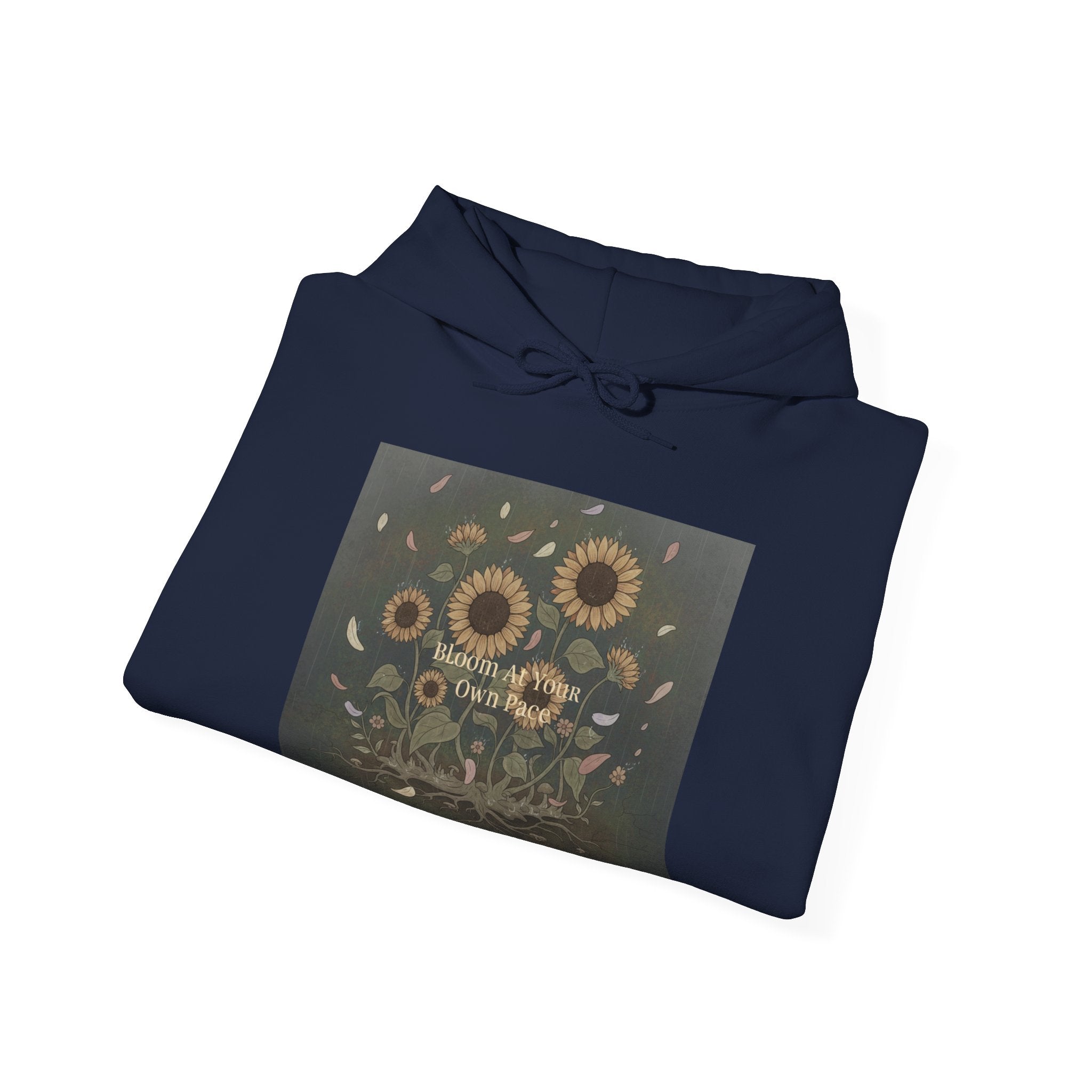 Sunflowers Hoodie – Bloom at Your Own Pace