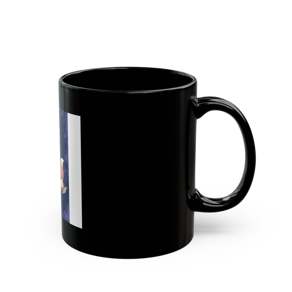 Kitsune Black Mug 11oz – Coffee and Confidence