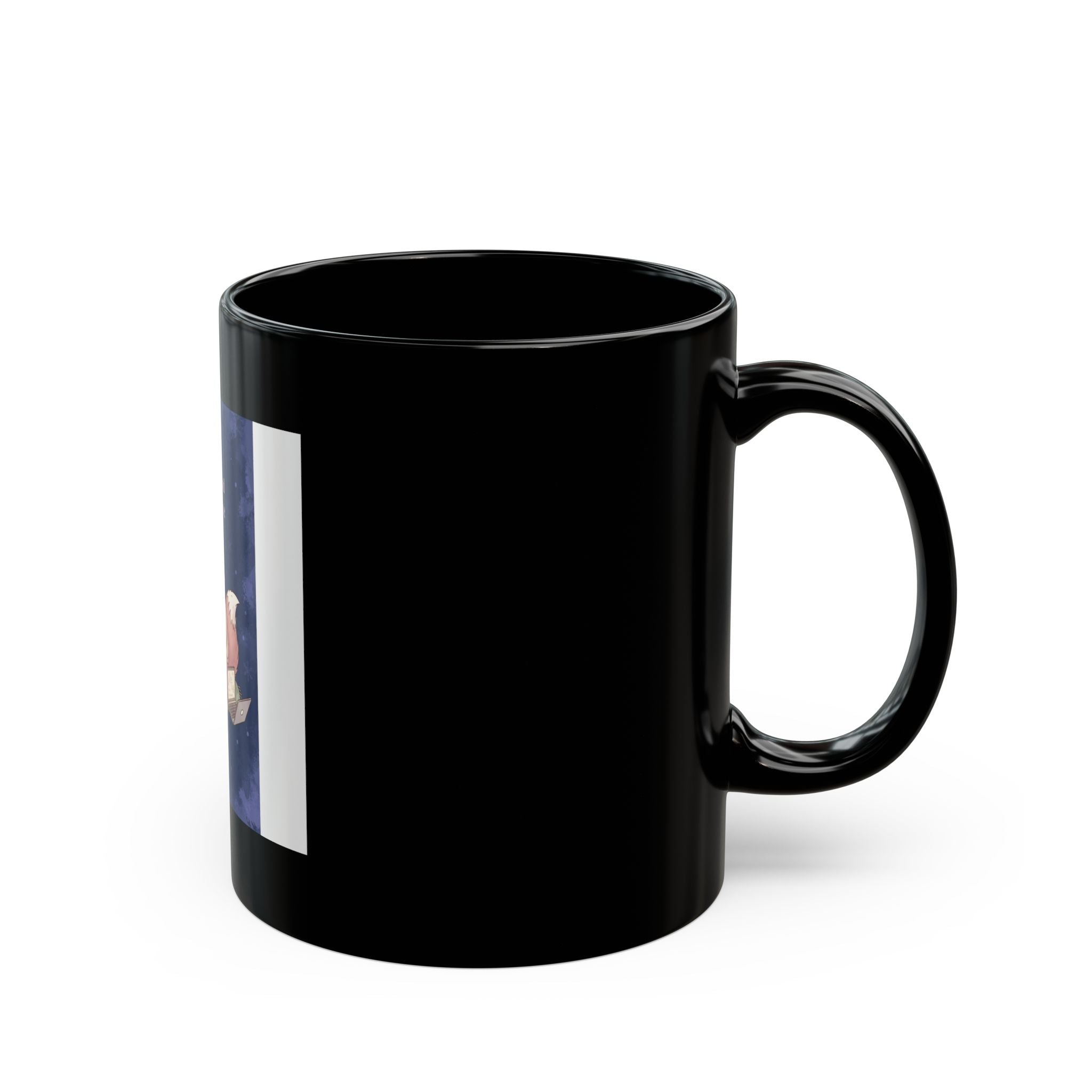 Kitsune Black Mug 11oz – Coffee and Confidence