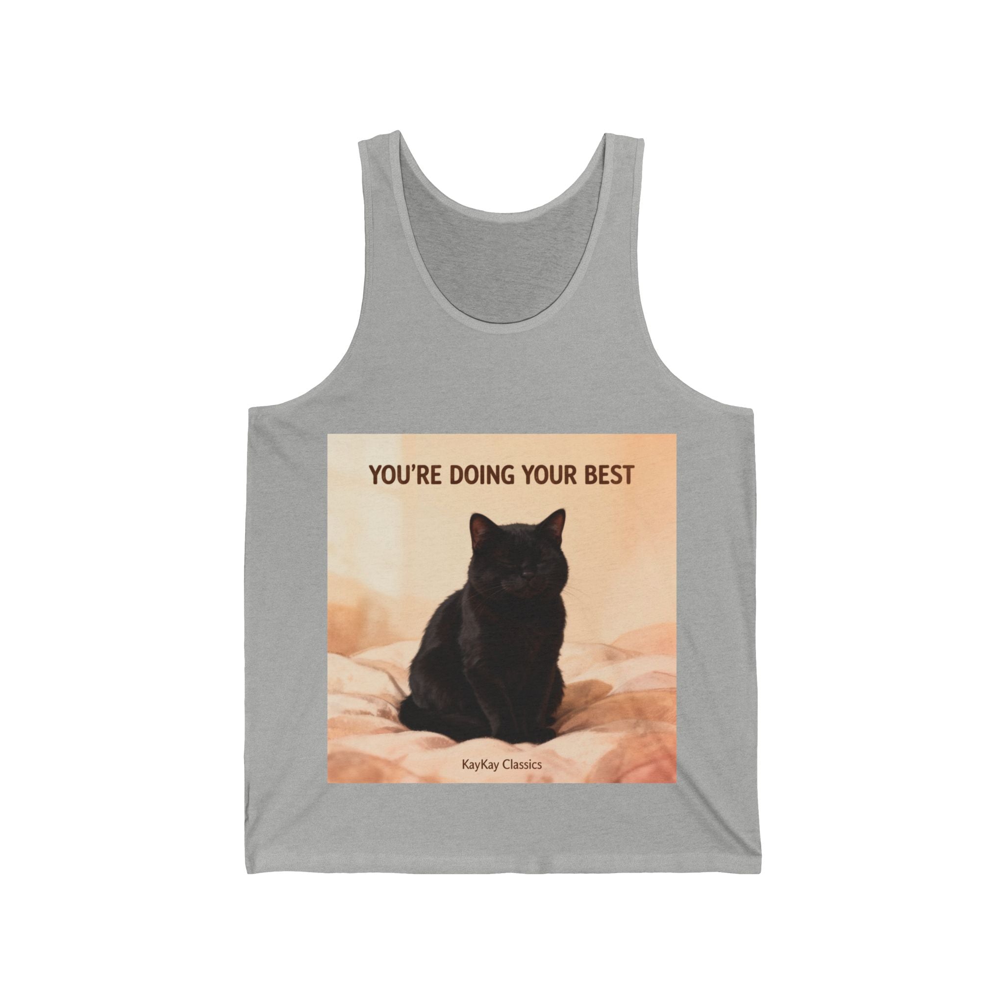 YOURE DOING YOUR BEST Cat Tank Top