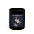 Owl Black Mug 11oz – Educated and Cute