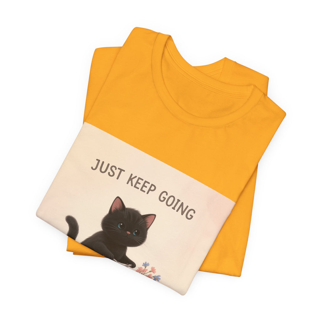 "Life Behind Bars" Black Cat Women Tee | College Girl Gift | Fashion | KayKay Classics