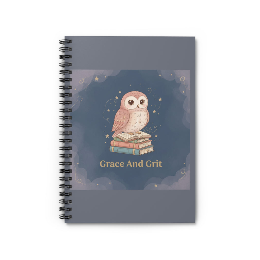 Owl Spiral Notebook – Grace and Grit