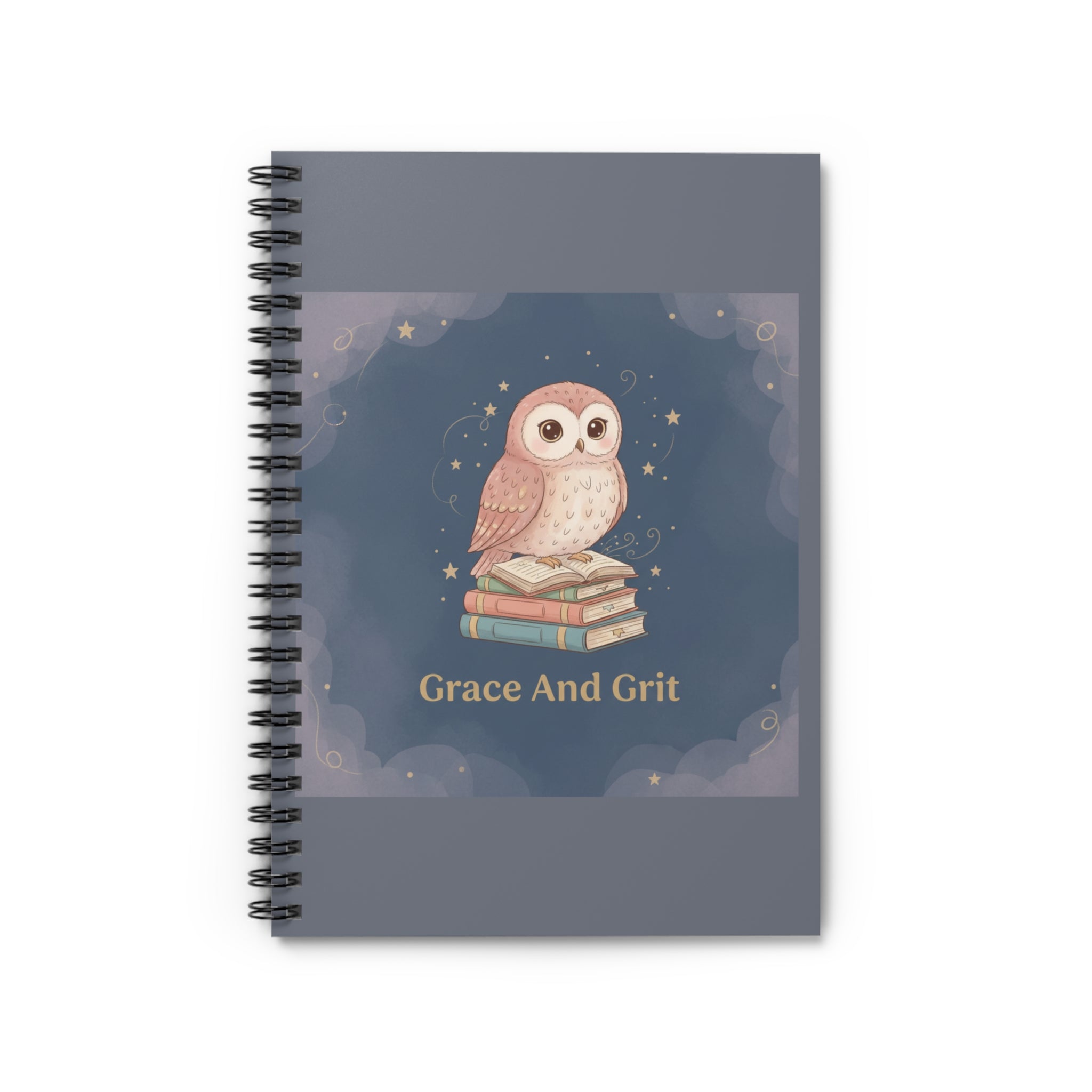 Owl Spiral Notebook – Grace and Grit