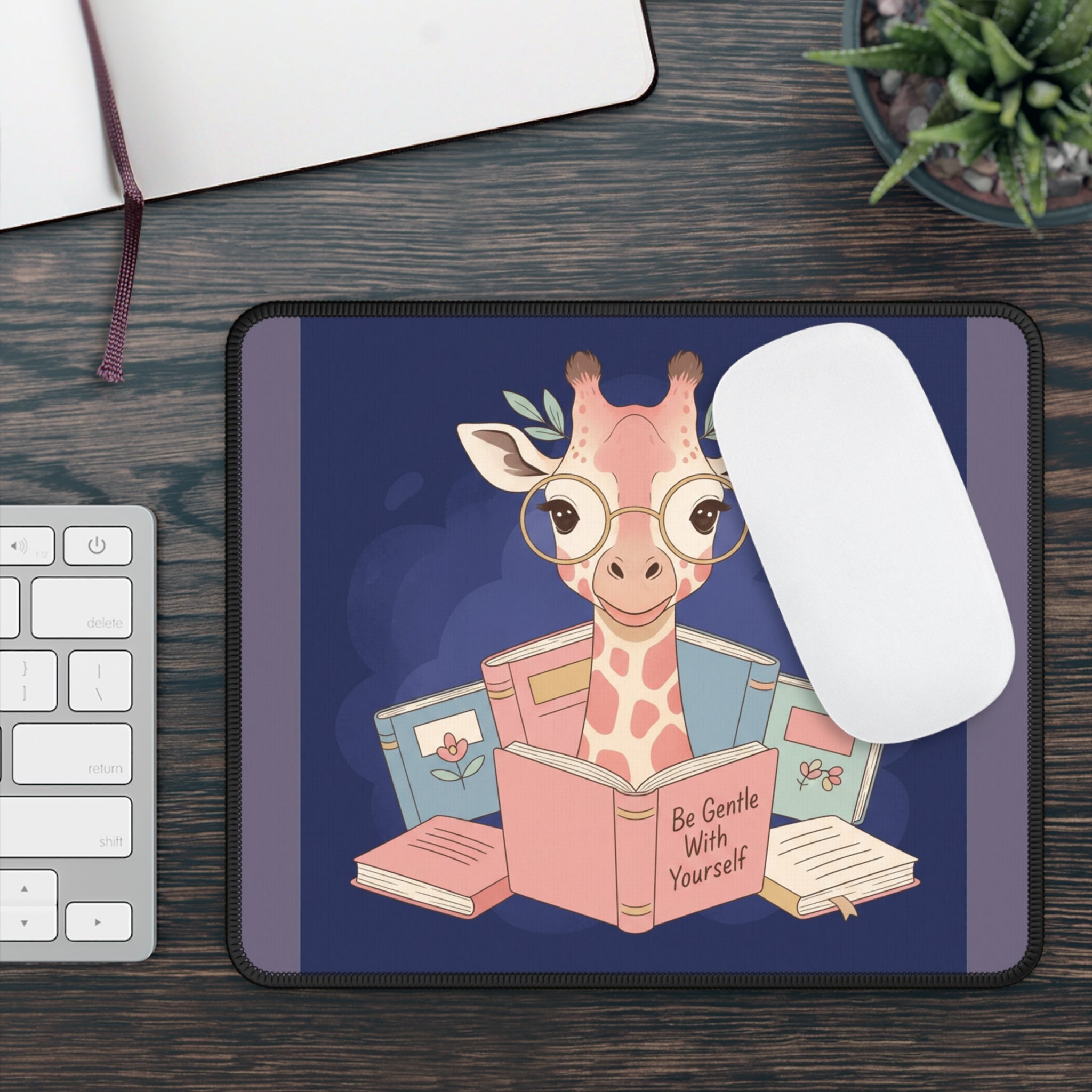 Giraffe Mouse Pad – Be Gentle With Yourself