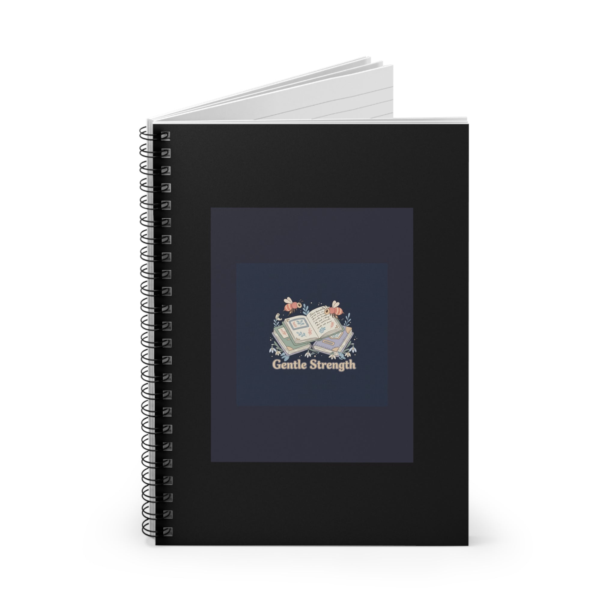 Gentle Strength Bees Spiral Notebook