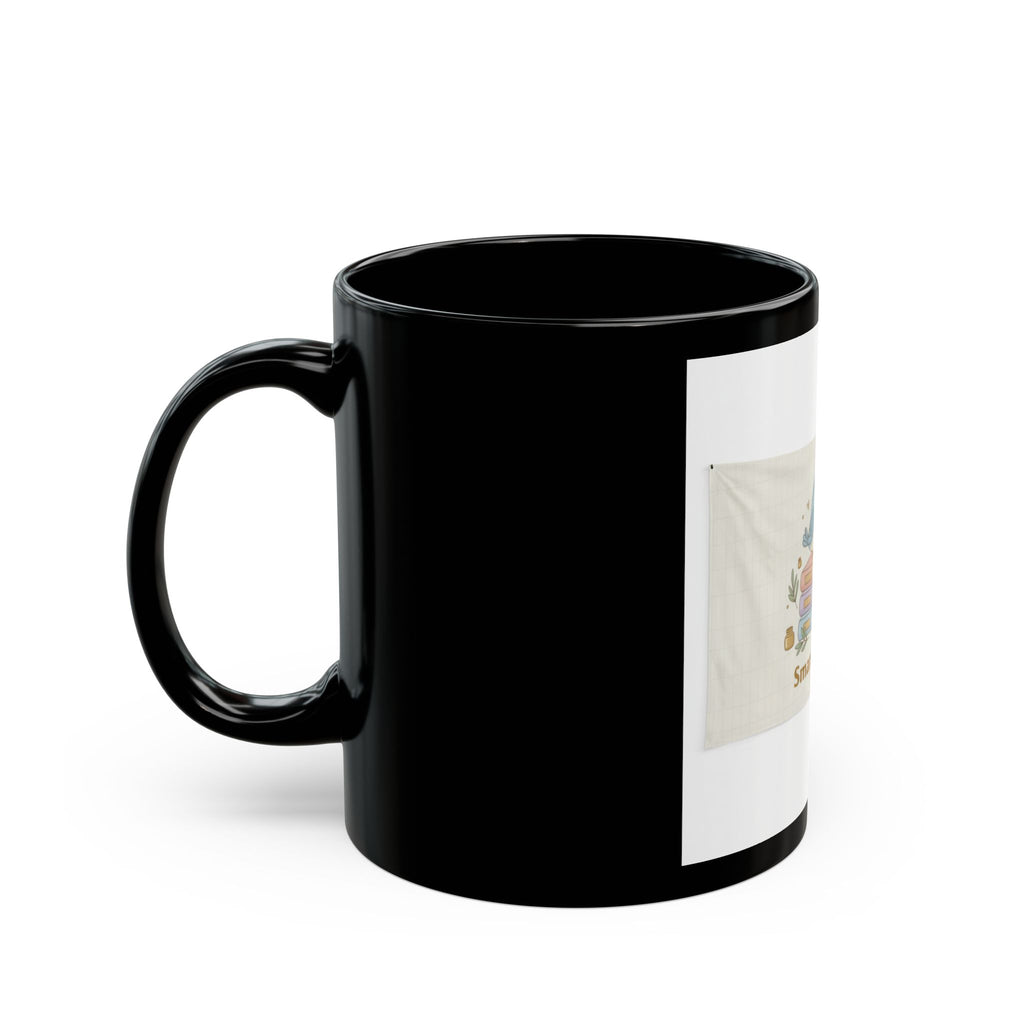 Smart Girls Club Birds Black Mug 11oz