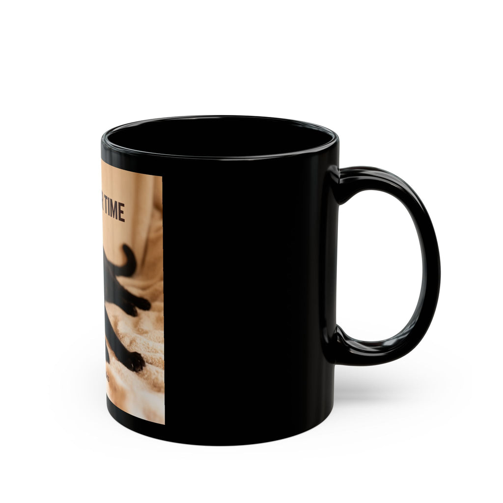 TAKE YOUR TIME Black Mug