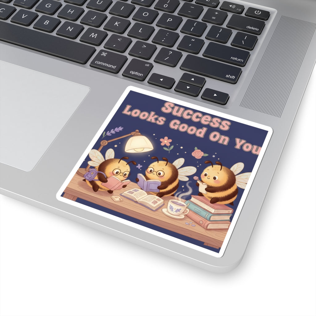 Honeybees Kiss-Cut Sticker – Success Looks Good on You