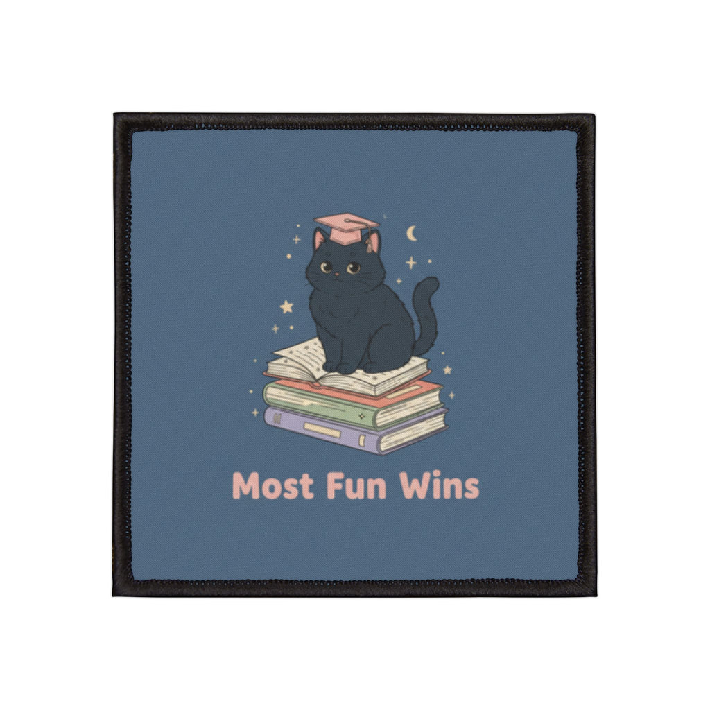 Black Cat Iron-On Patch – Most Fun Wins