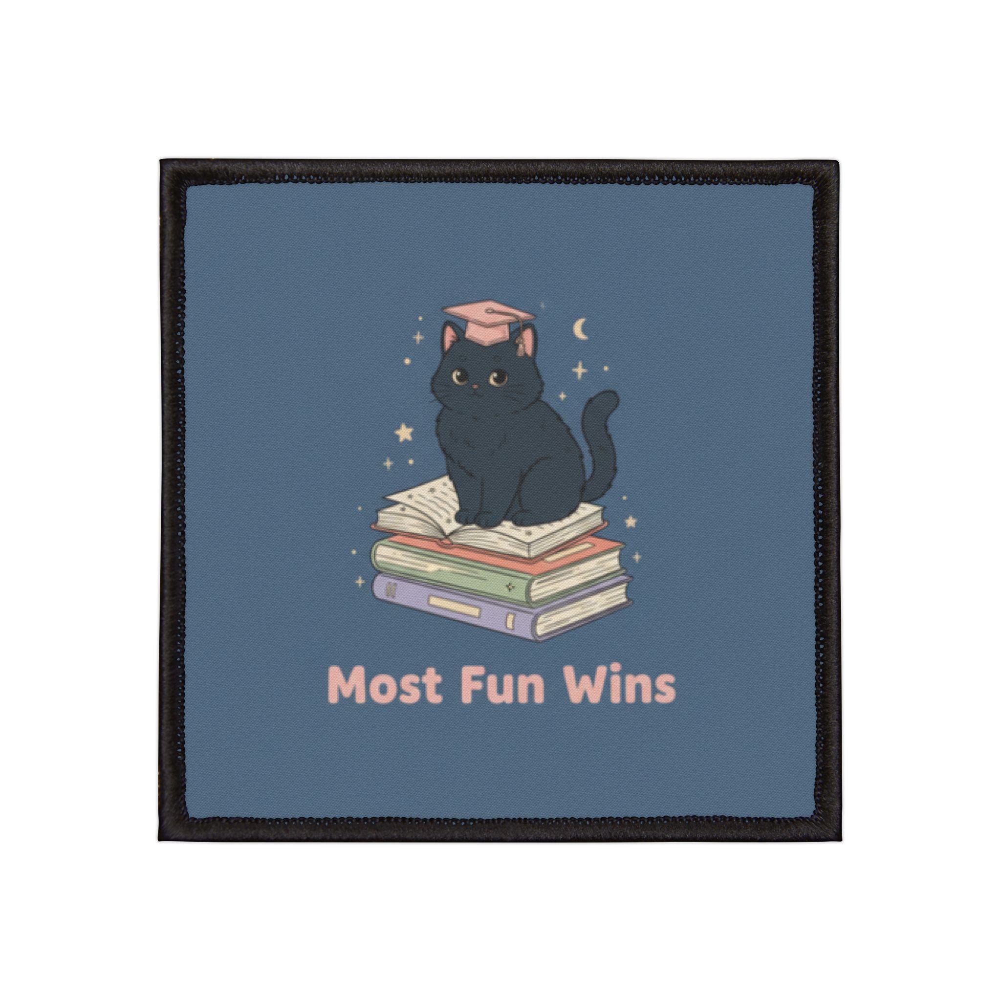 Black Cat Iron-On Patch – Most Fun Wins