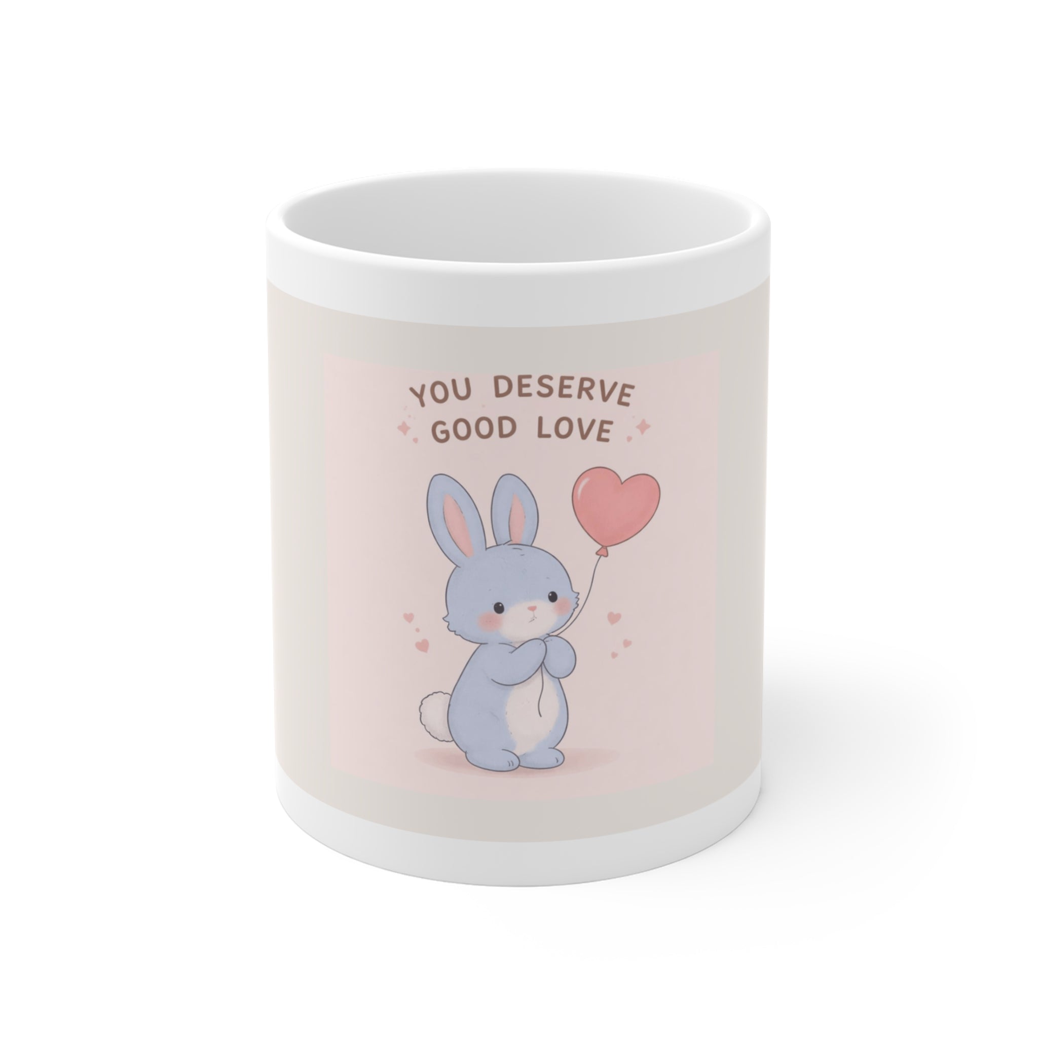 "YOU DESERVE GOOD LOVE" Black Cat Mug | College Girl Gift | Fashion | KayKay Classics