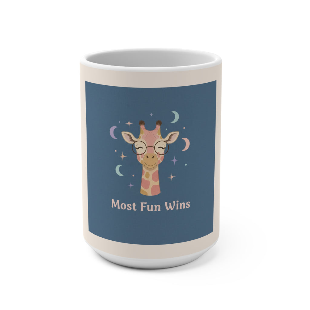 Giraffe Mug 15oz – Most Fun Wins