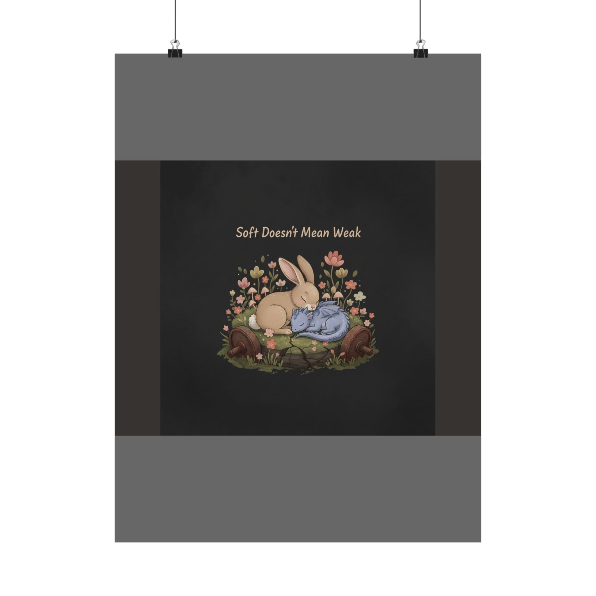 Dragon Poster – Soft Doesnt Mean Weak