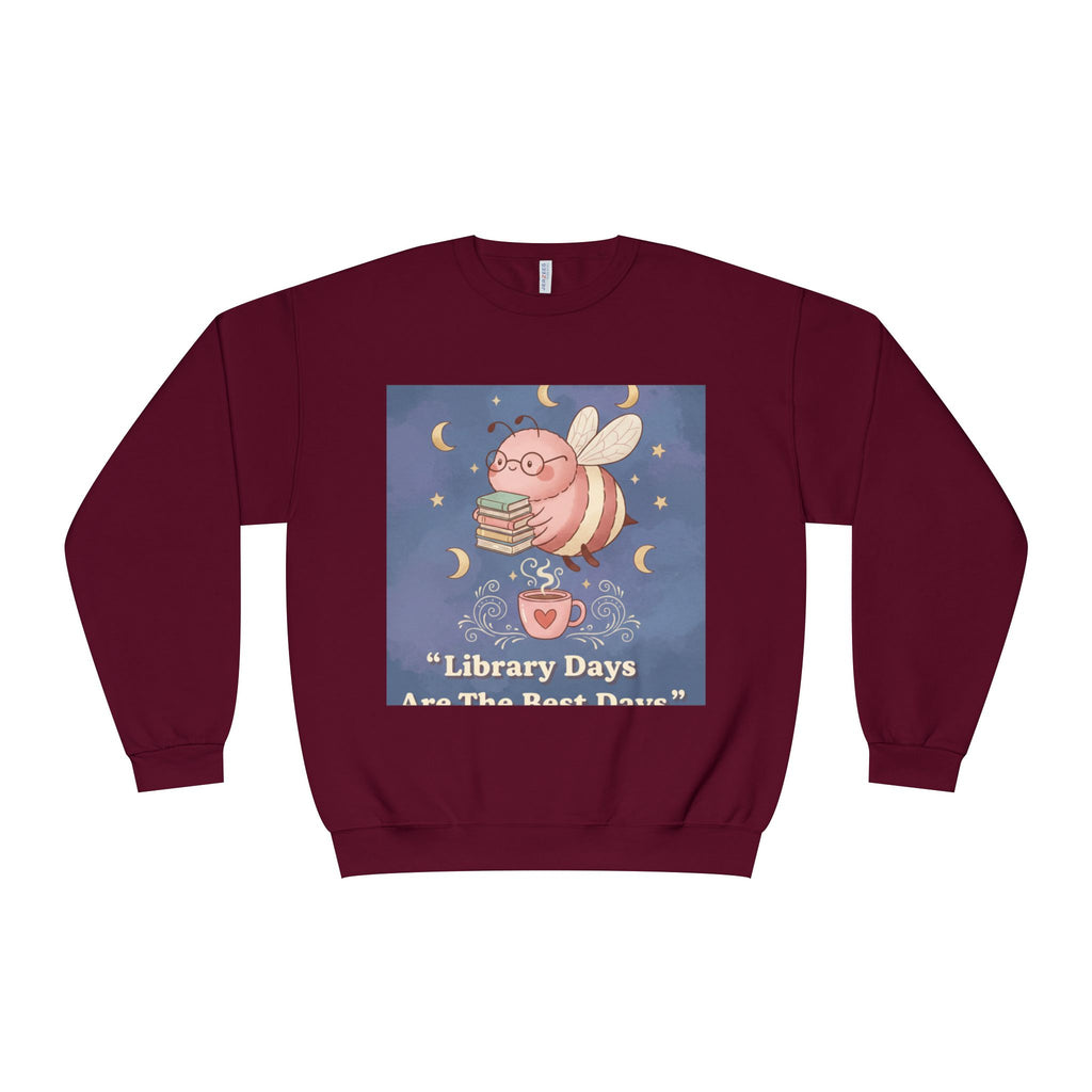 Bee Crewneck Sweatshirt – Library Days Are the Best Days