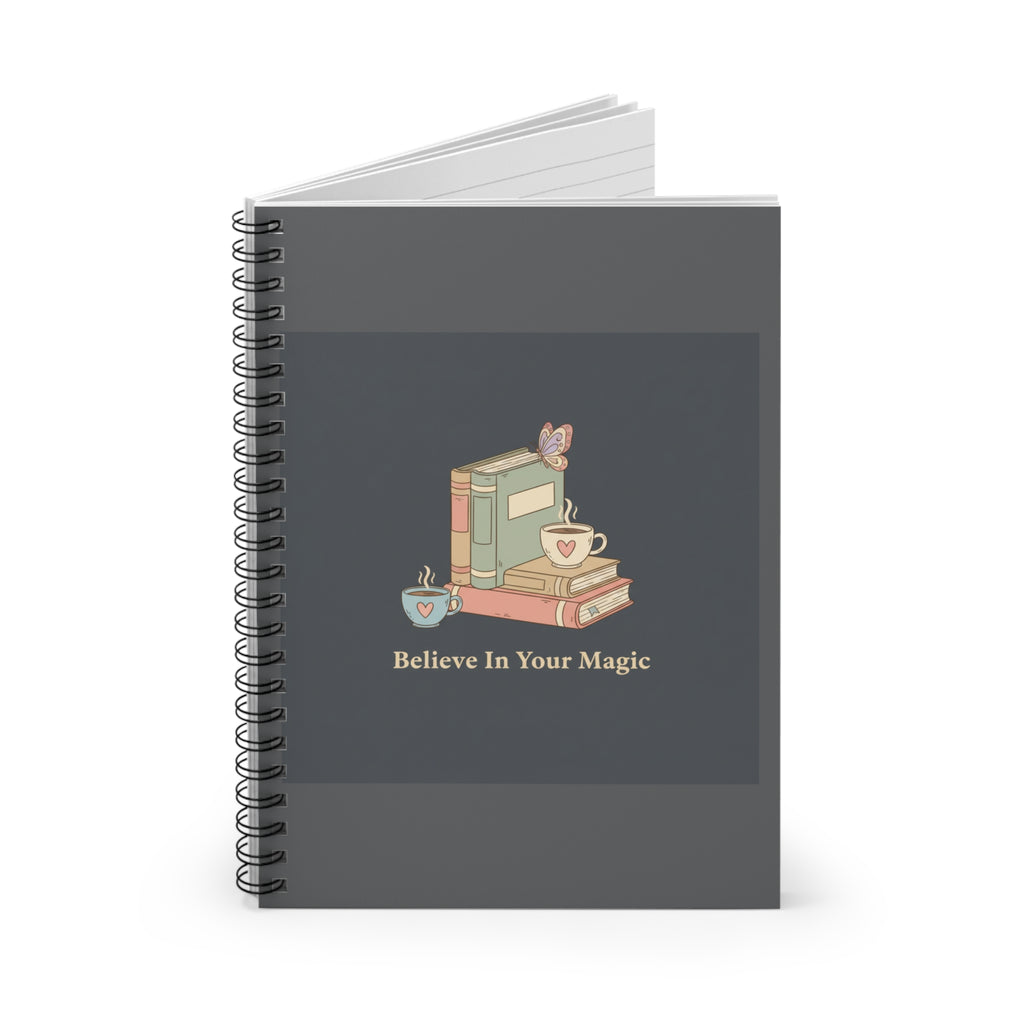 Butterfly Spiral Notebook – Believe in Your Magic