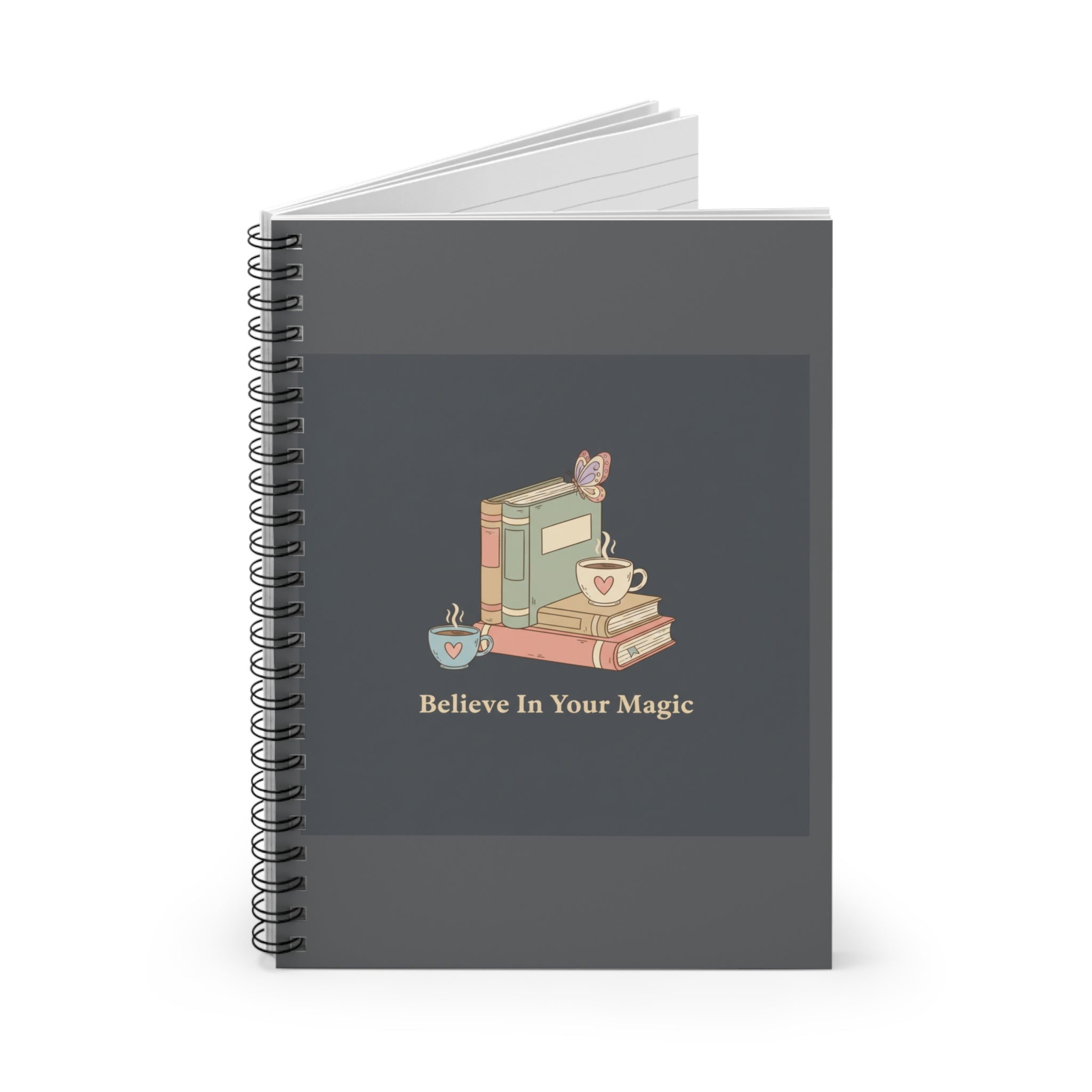 Butterfly Spiral Notebook – Believe in Your Magic