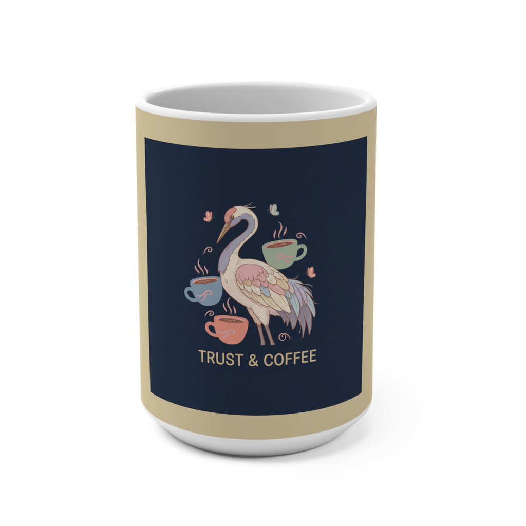 Crane Mug 15oz – Trust & Coffee