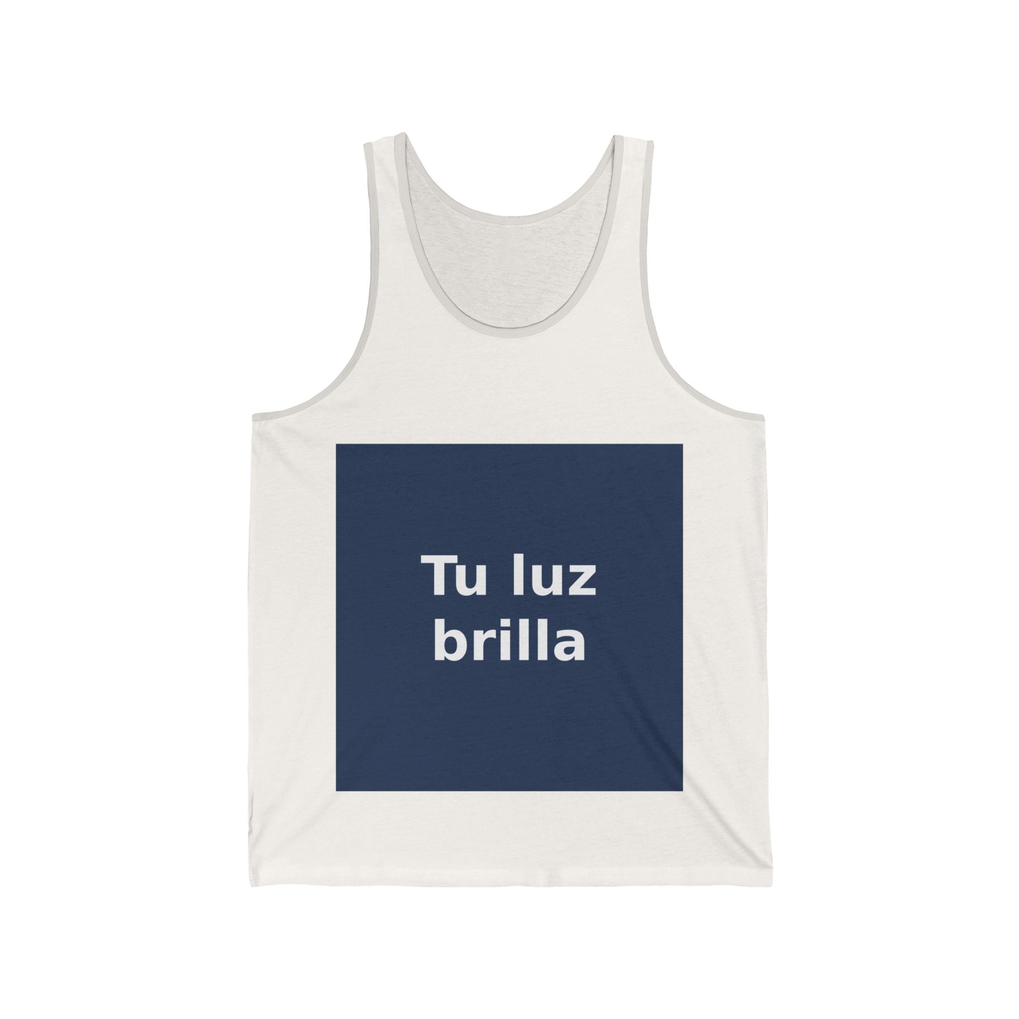 "Tu luz brilla" Black Cat Tank Top | College Girl Gift | Fashion | KayKay Classics