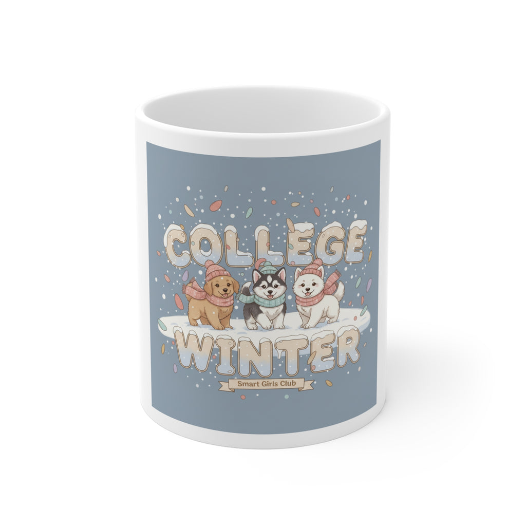 COLLEGE WINTER Dog Mug 11oz