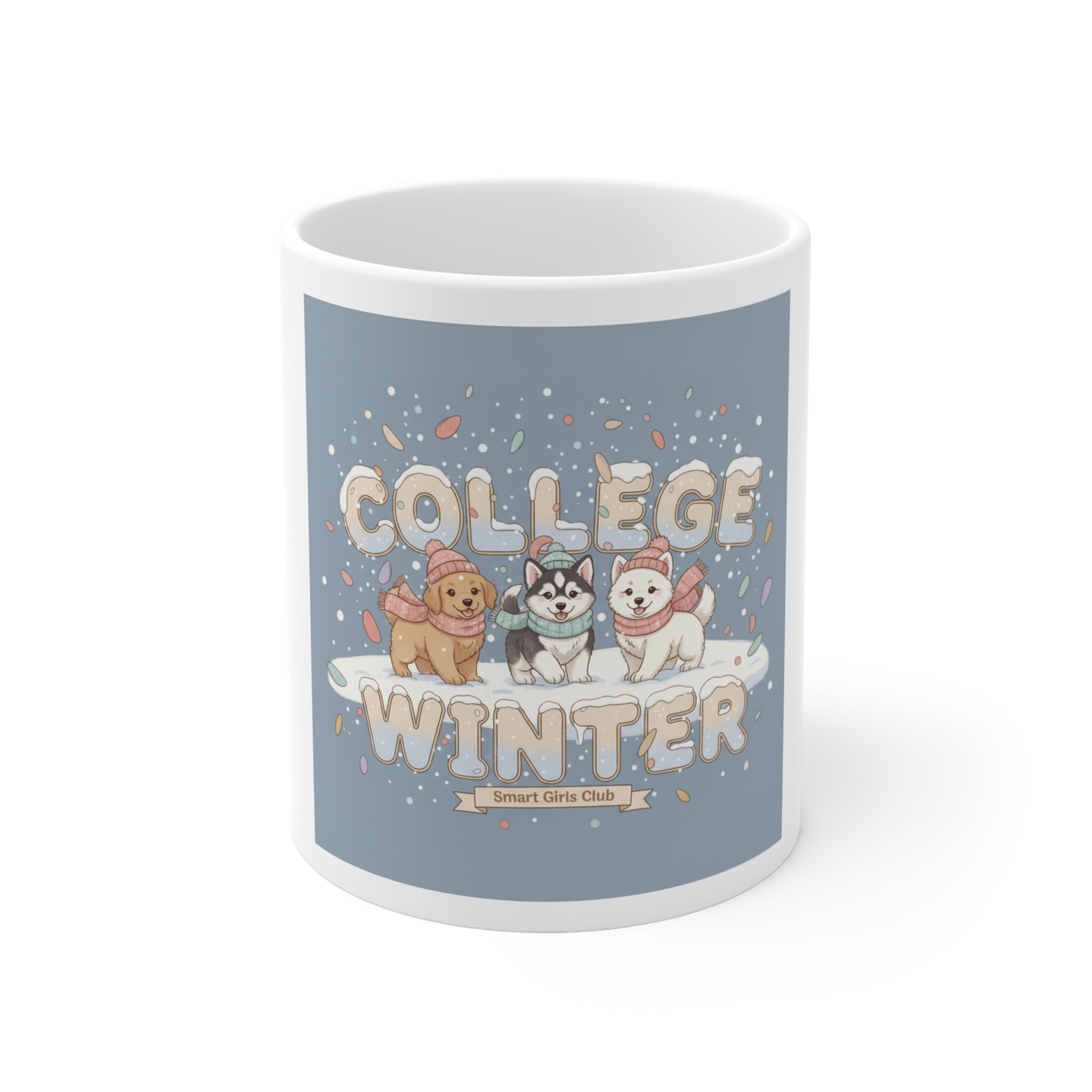 COLLEGE WINTER Dog Mug 11oz