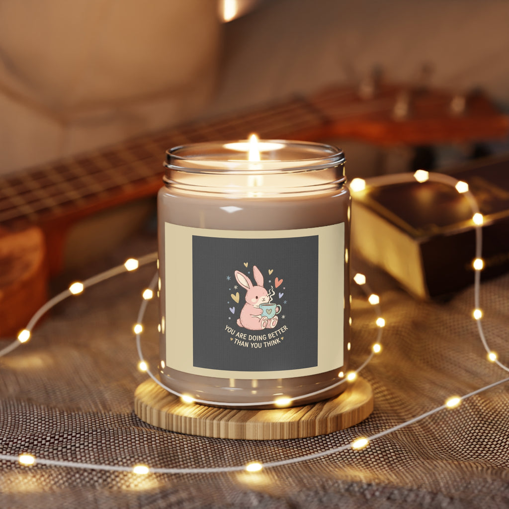 Bunny Scented Candle – You Are Doing Better Than You Think