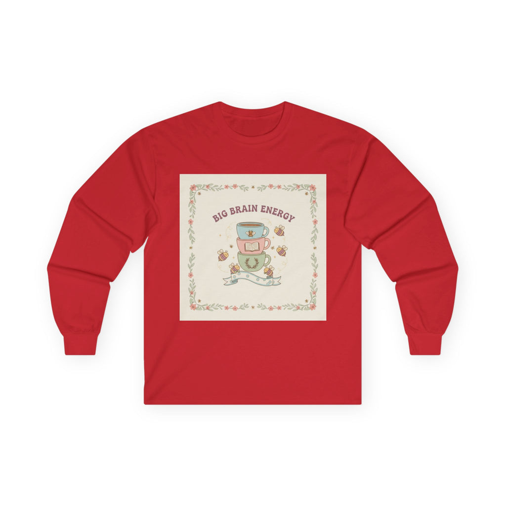 BIG BRAIN ENERGY Bees Long Sleeve Tee