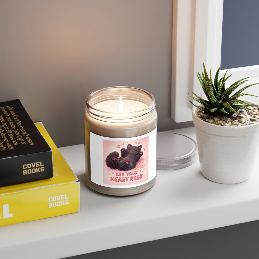 LET YOUR HEART REST Cat Scented Candle