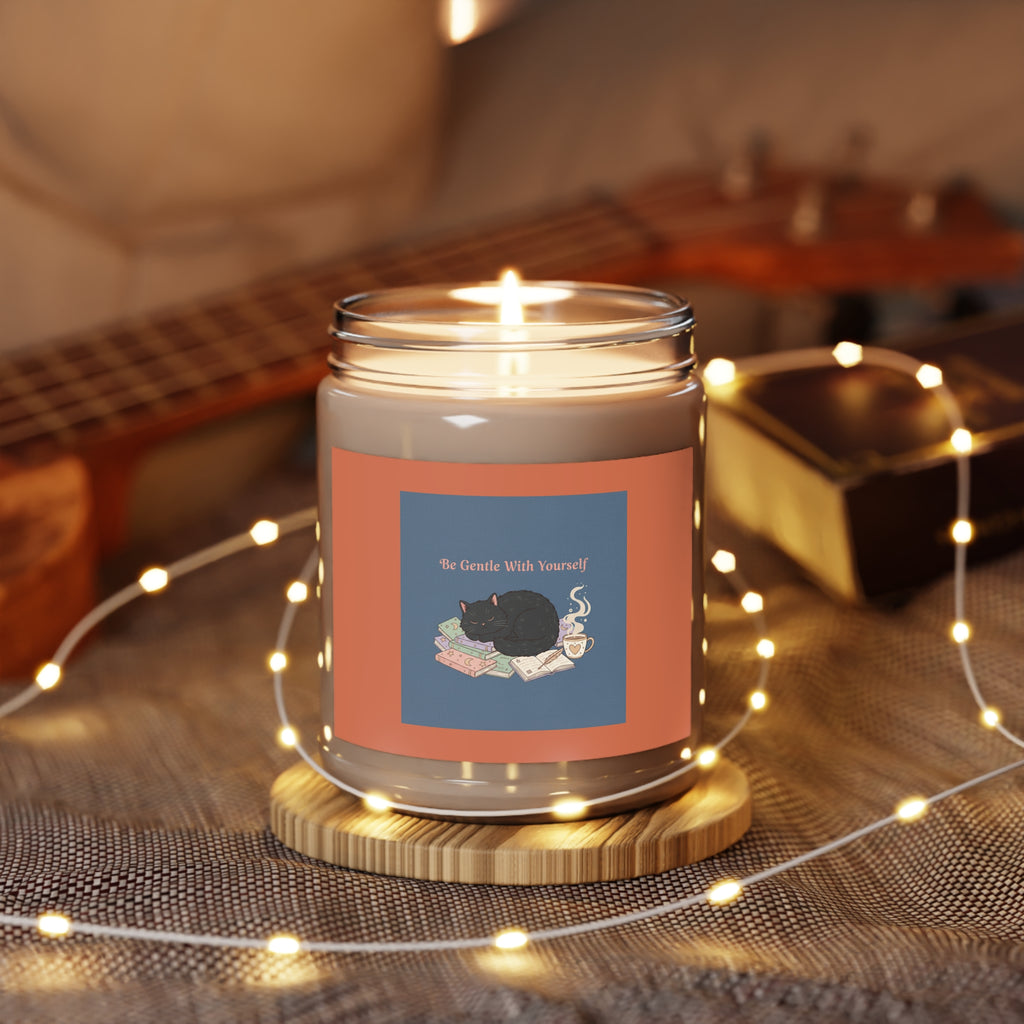 Black Cat Scented Candle – Be Gentle With Yourself