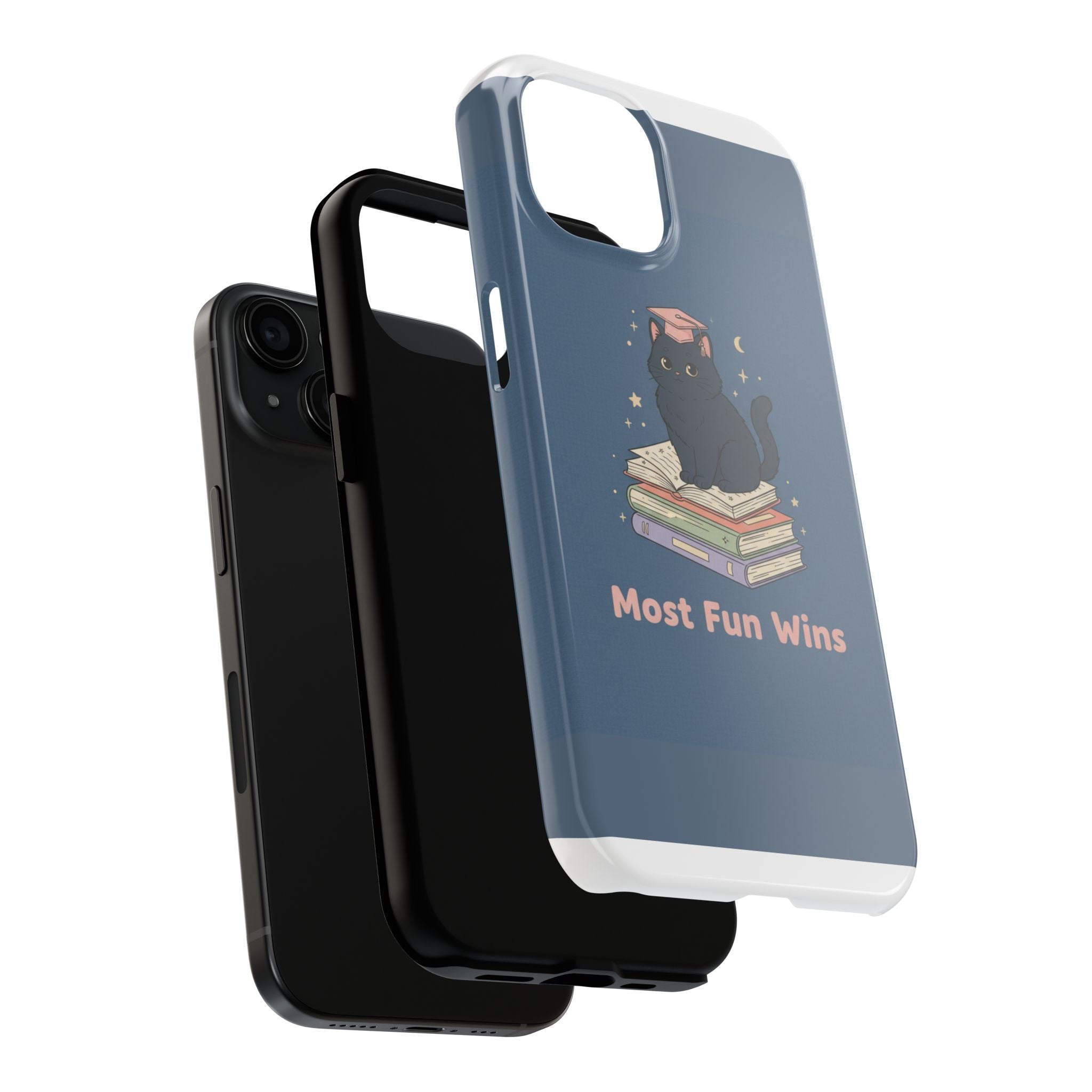 Black Cat Tough Phone Case – Most Fun Wins