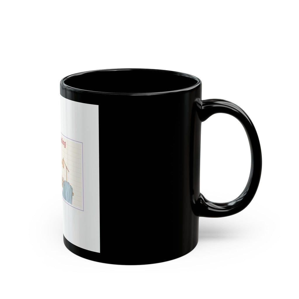 Degree Loading Puppy Black Mug 11oz