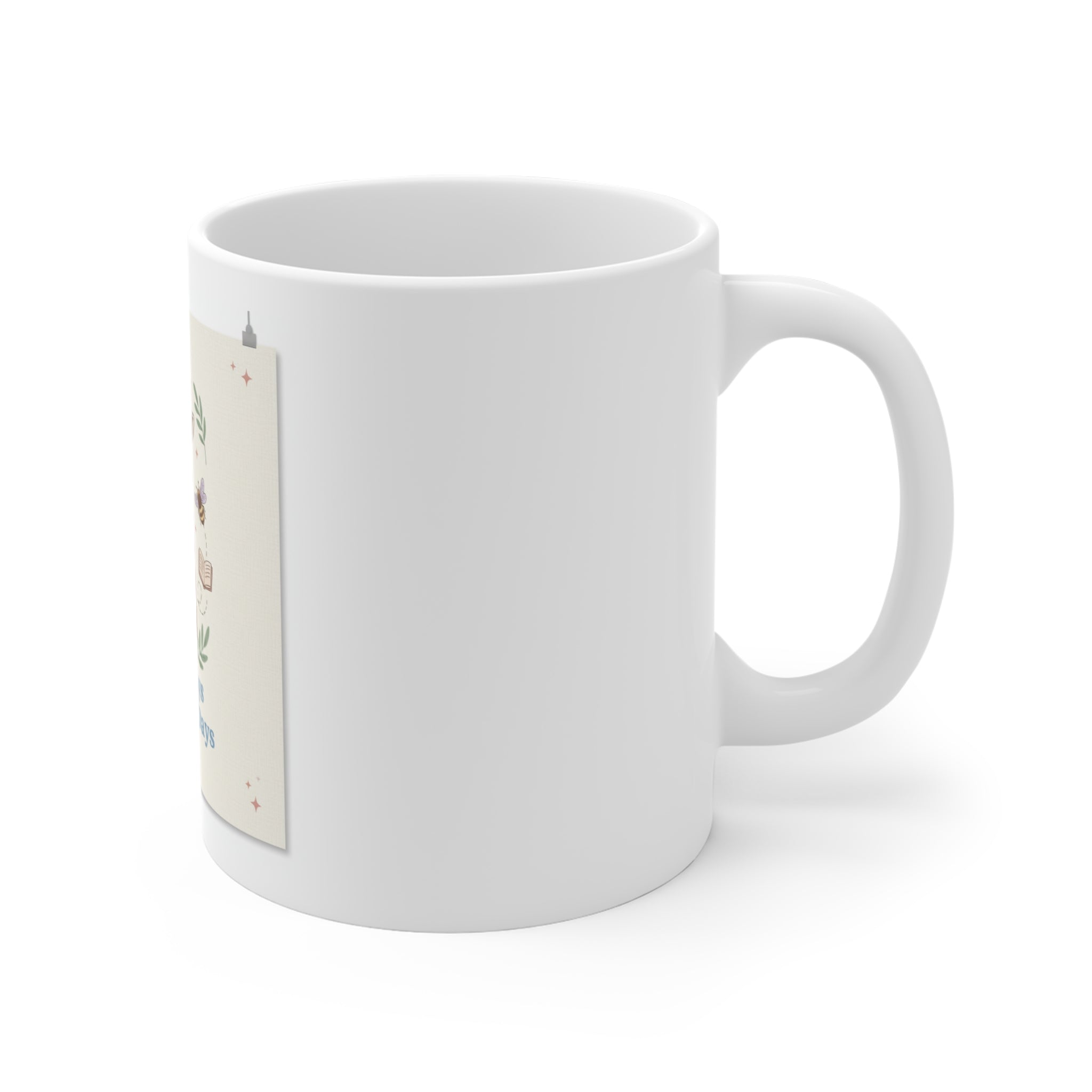 Library Days Are The Best Days Giraffe Mug 11oz