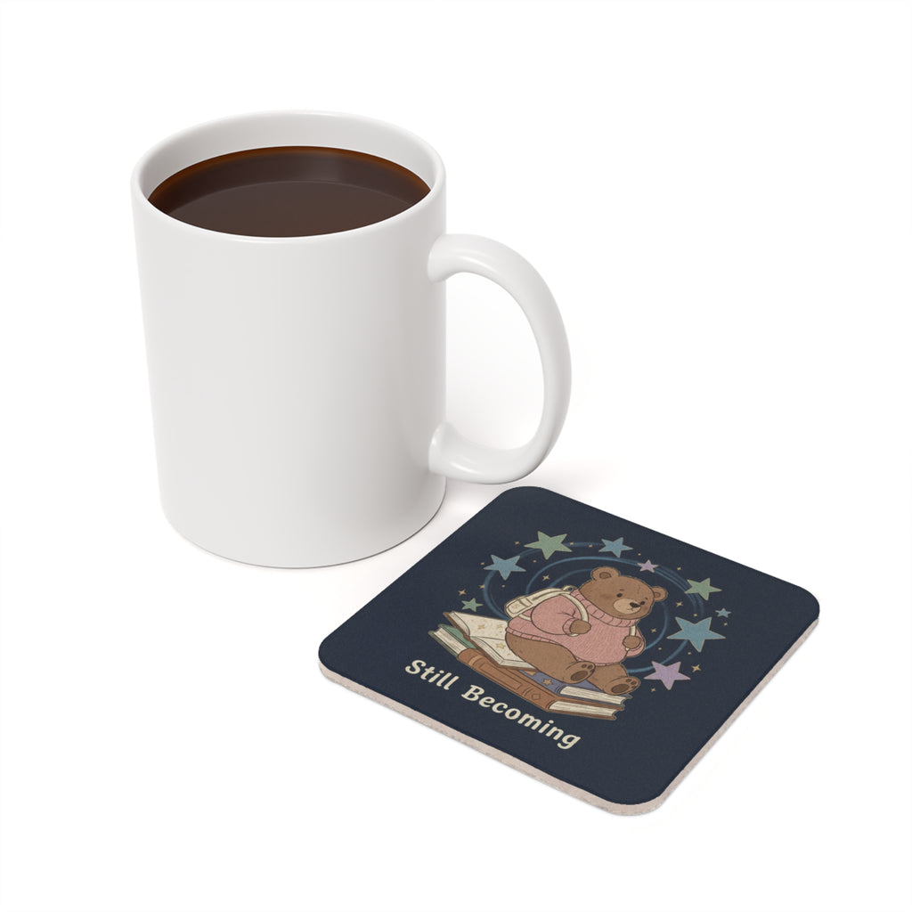 Bear Cork Coaster – Still Becoming