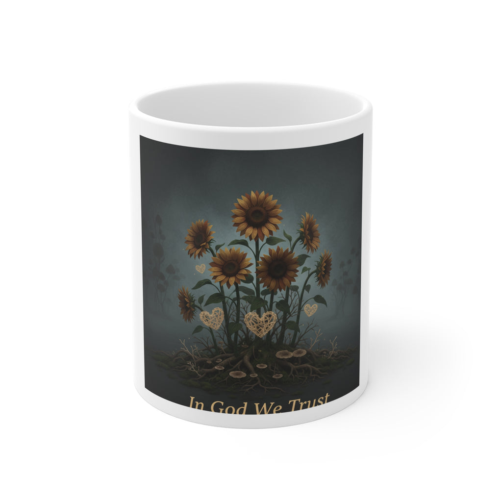 Sunflowers Mug 11oz – In God We Trust