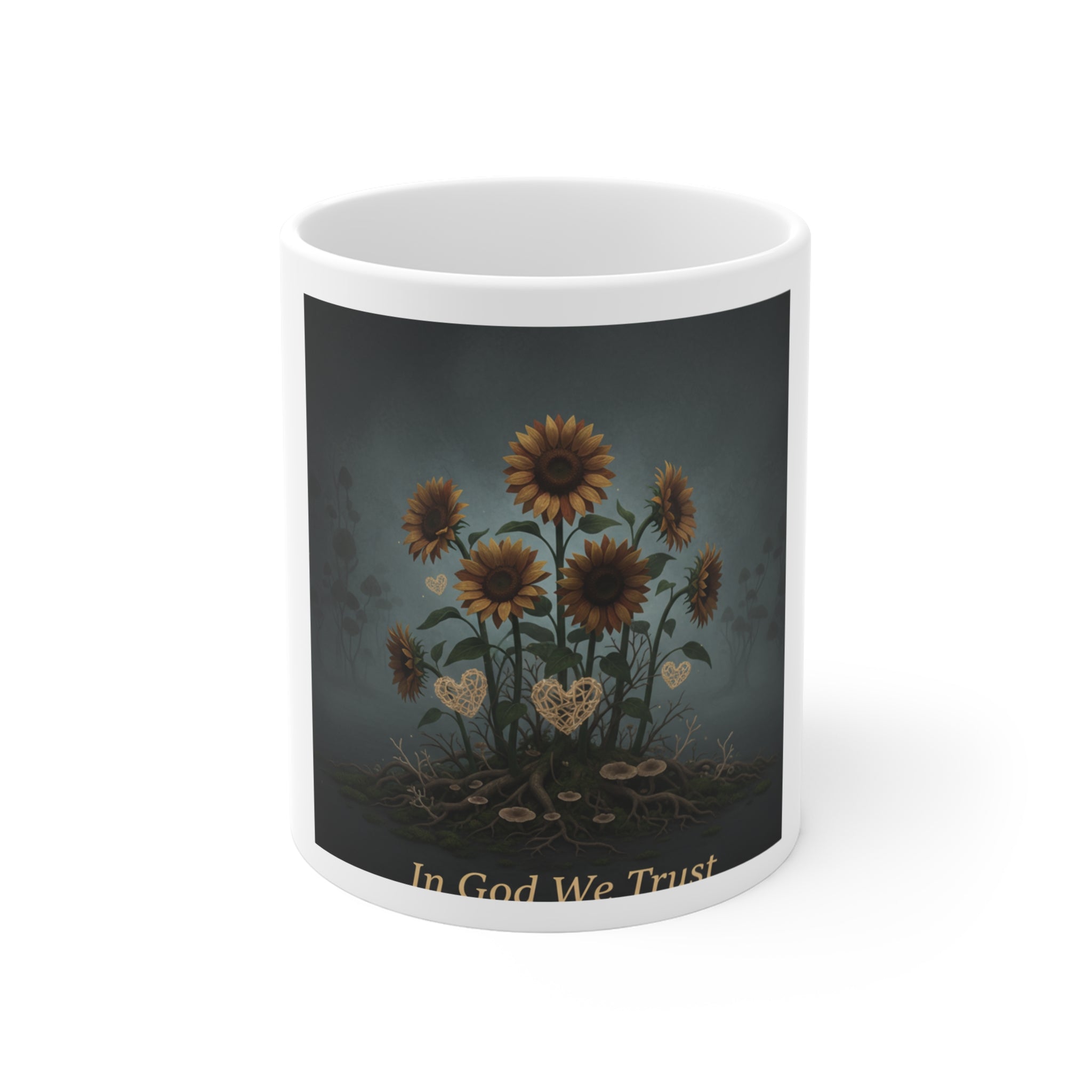 Sunflowers Mug 11oz – In God We Trust
