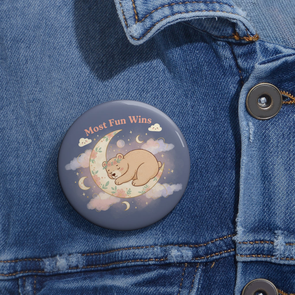 Bear Pin Button – Most Fun Wins