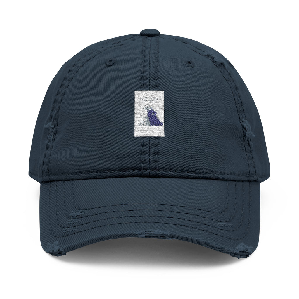"YOU'RE NEVER TOO MUCH" Black Cat Dad Hat | College Girl Gift | Fashion | KayKay Classics