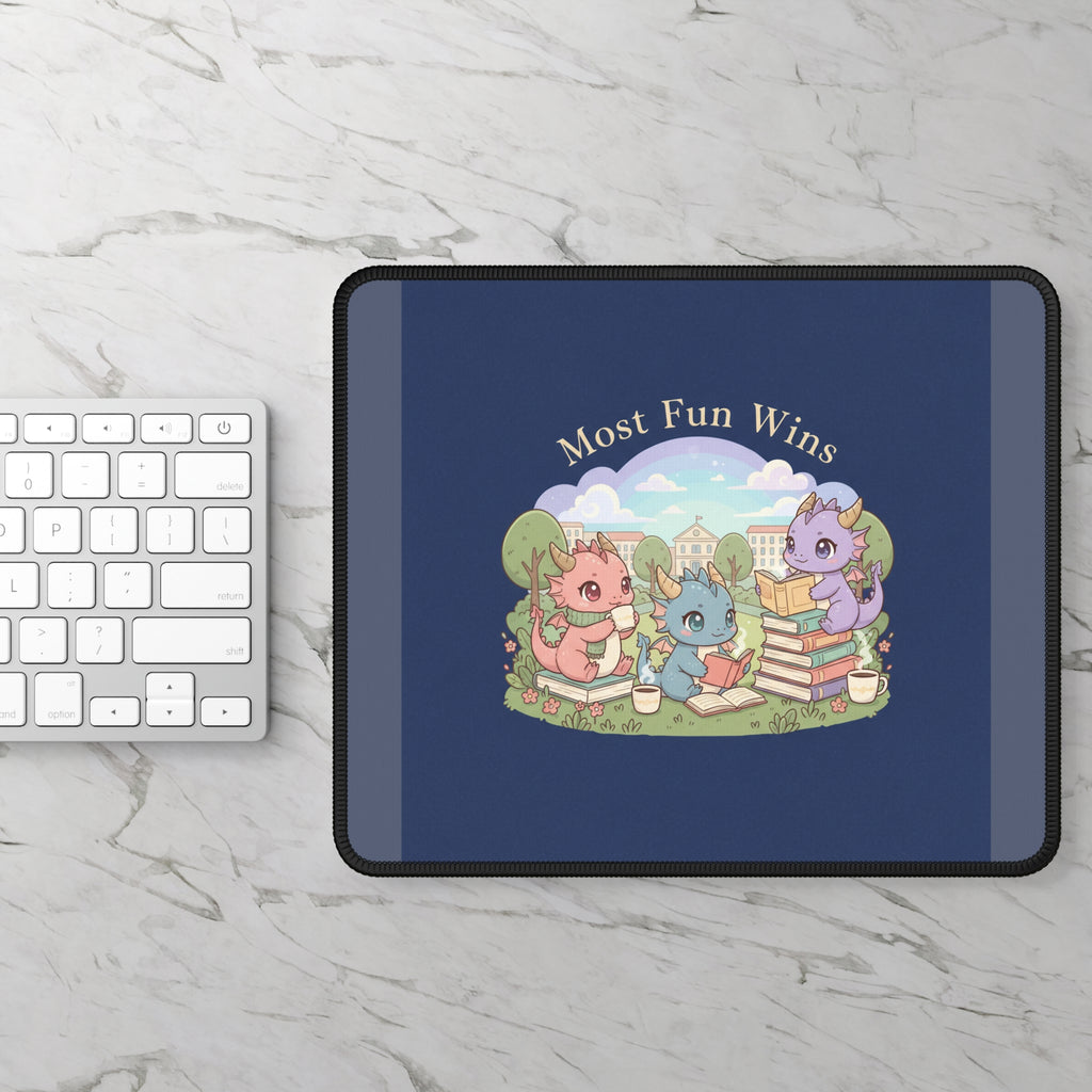Baby Dragons Mouse Pad – Most Fun Wins
