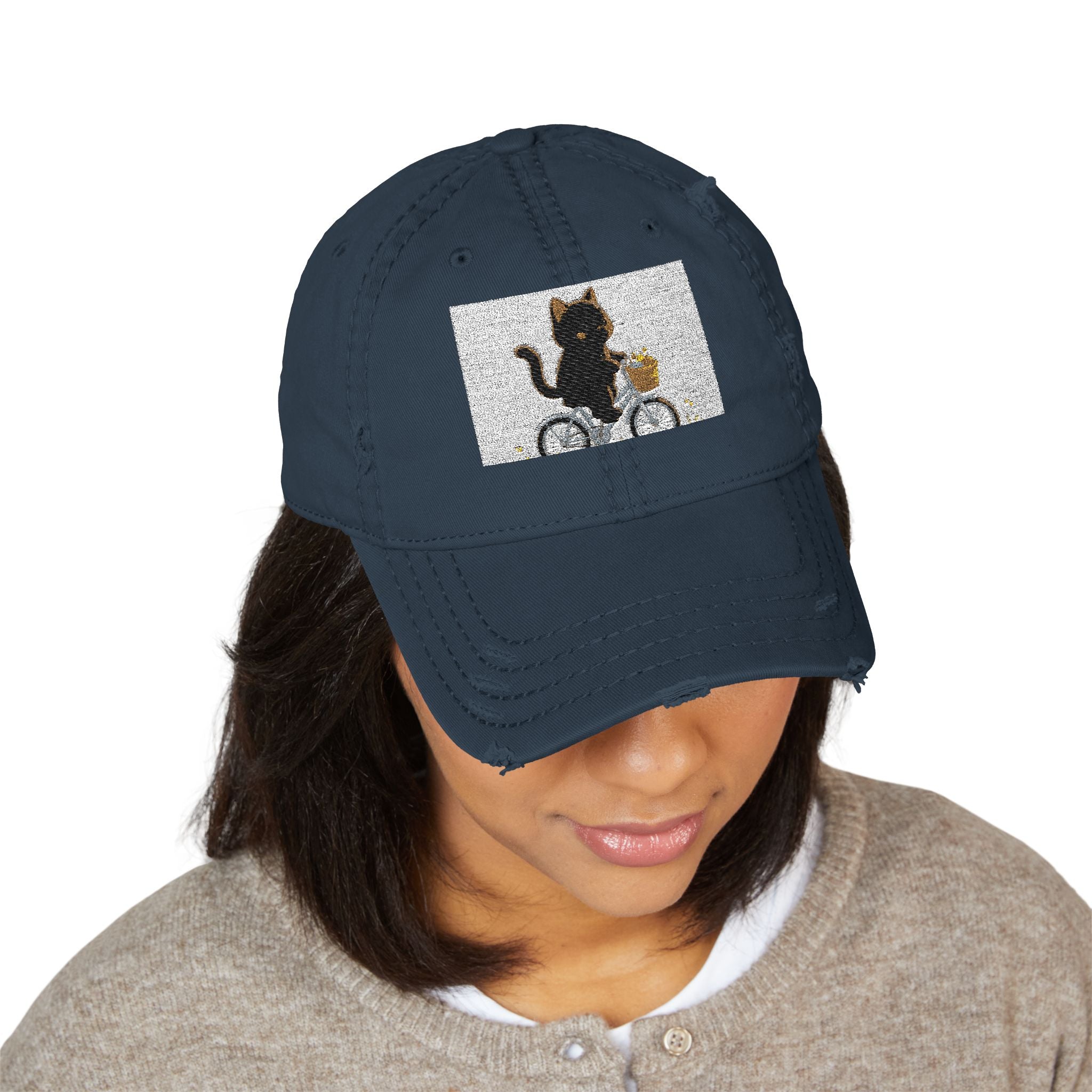 "Study Hard Dream Big" Black Cat Dad Hat | College Girl Gift | Fashion | KayKay Classics