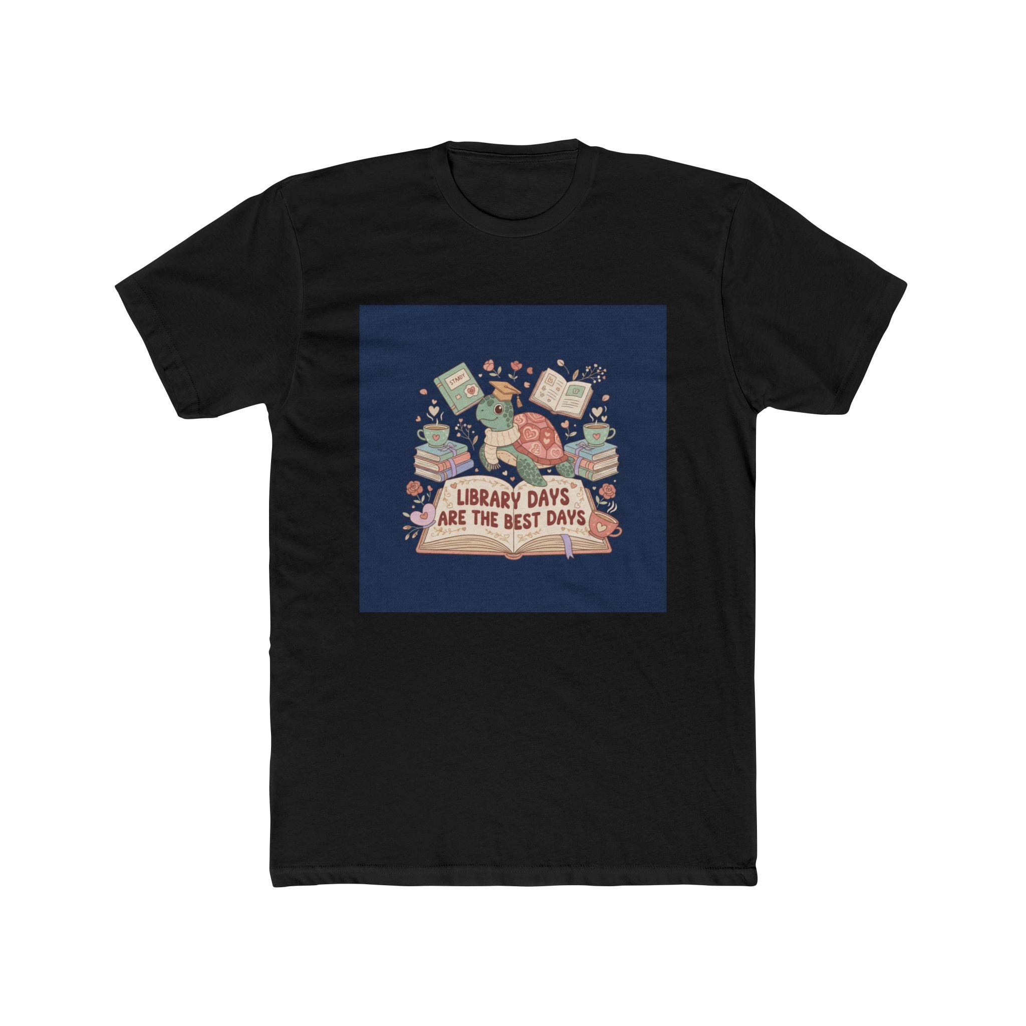 LIBRARY DAYS ARE THE BEST DAYS Turtle Unisex Tee
