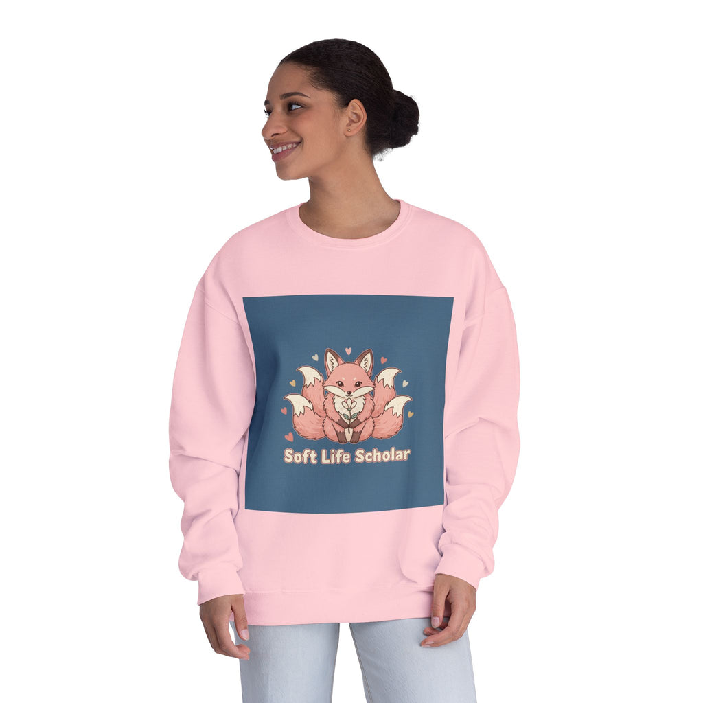 Kitsune Crewneck Sweatshirt – Soft Life Scholar