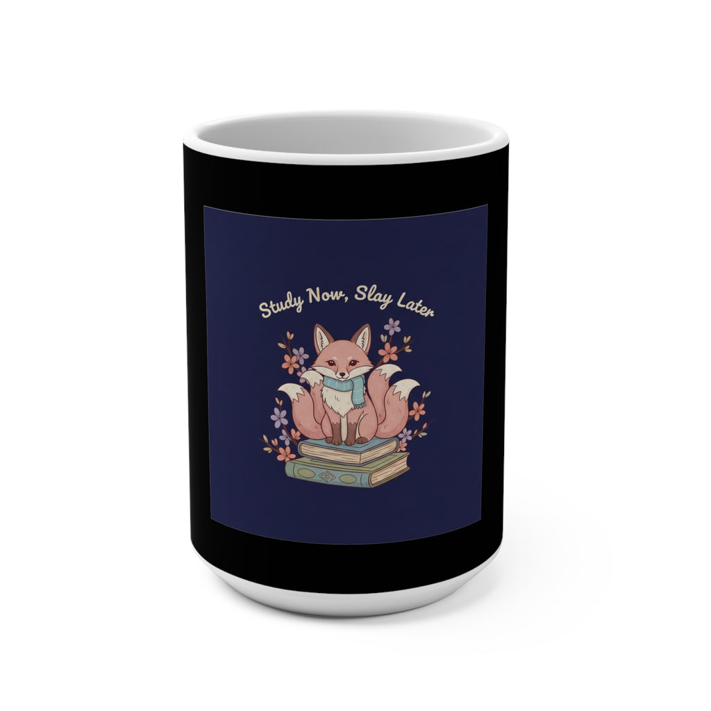 Kitsune Mug 15oz – Study Now Slay Later