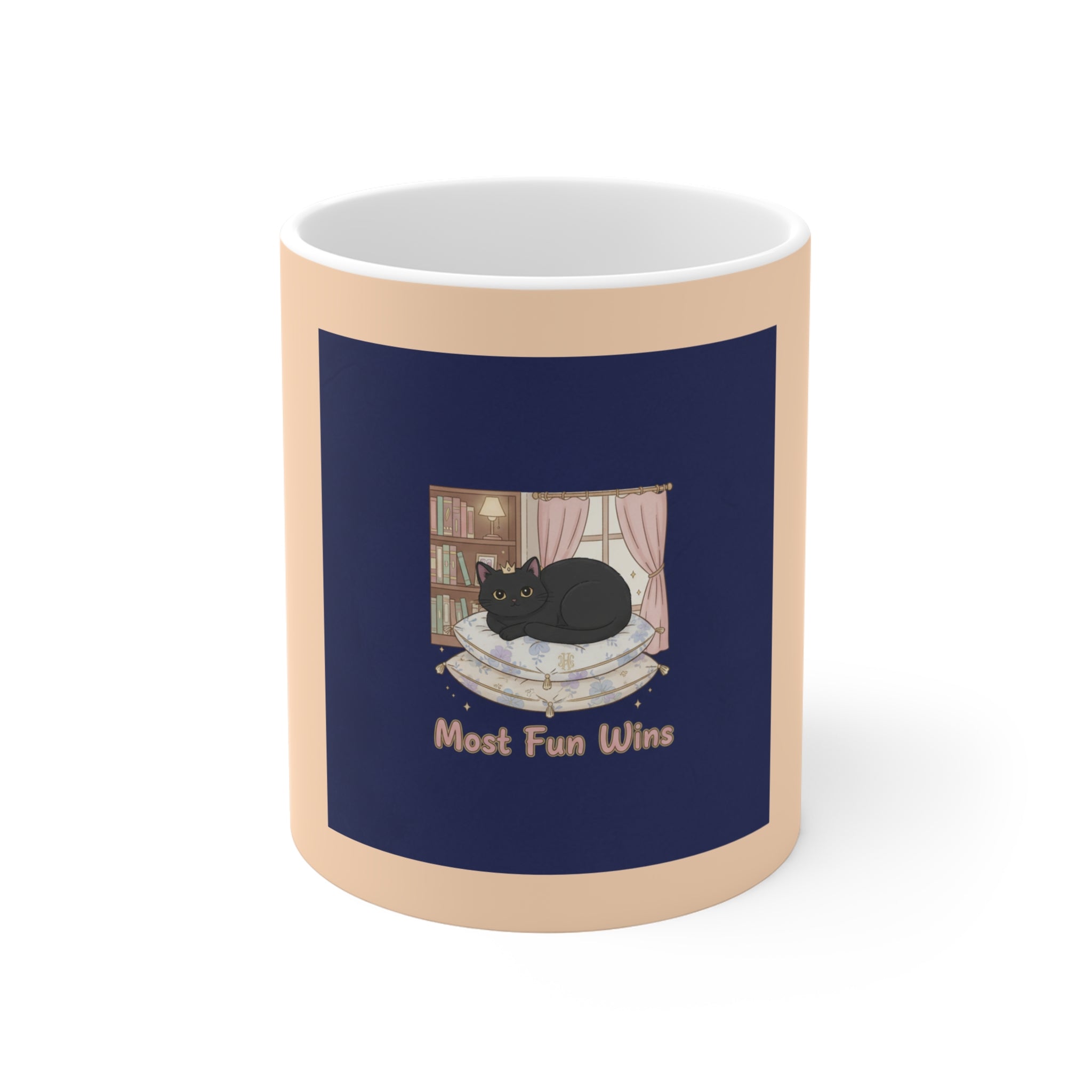 Black Cat Mug 11oz – Most Fun Wins