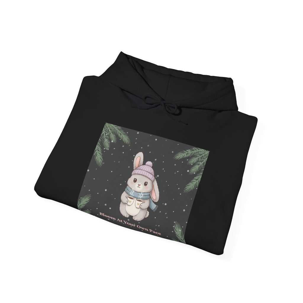 Bunny Hoodie – Bloom at Your Own Pace