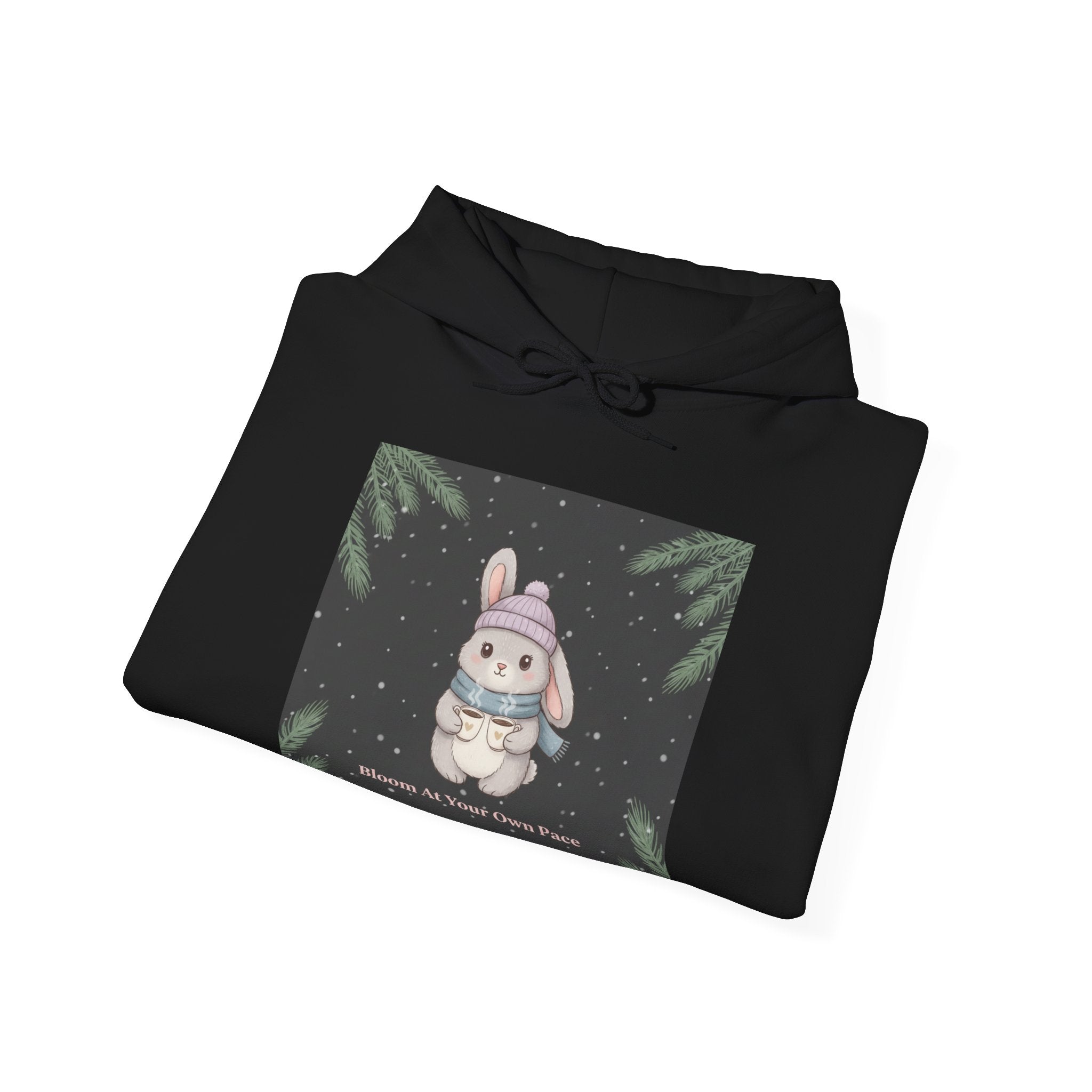 Bunny Hoodie – Bloom at Your Own Pace
