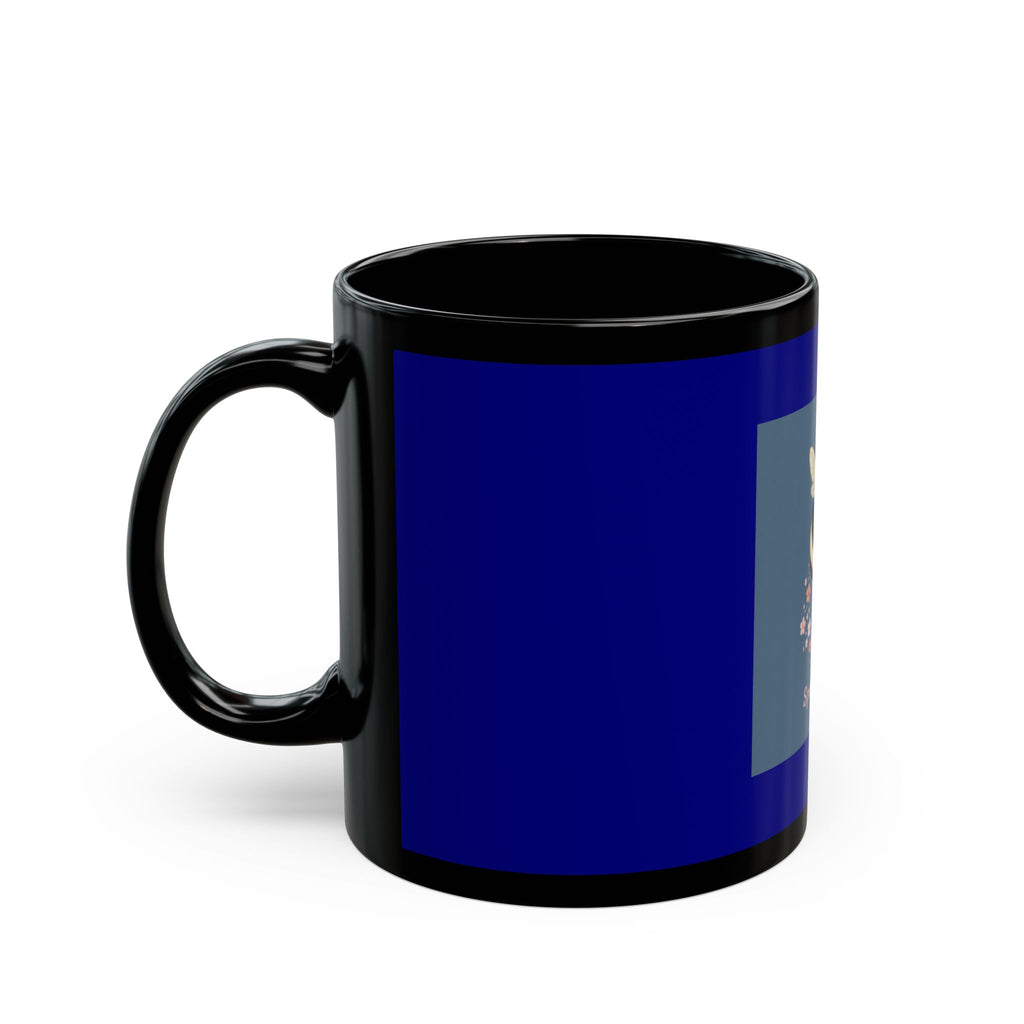 Bee Black Mug 11oz – Sparkle Daily